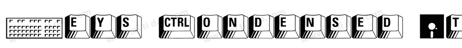 Keys Condensed Italic字体转换